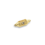 Shiny Heart Shaped Zircon Bead Connector-DIY Jewelry Making Accessories   33x11mm