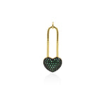 Personalized Jewelry-Exquisite Heart Pendant-DIY Jewelry Accessories   13x33mm