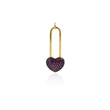Personalized Jewelry-Exquisite Heart Pendant-DIY Jewelry Accessories   13x33mm