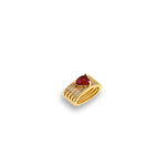 Personalized Jewelry-Micropavé Heart Shaped Beads-DIY Jewelry Making  8x16x10mm