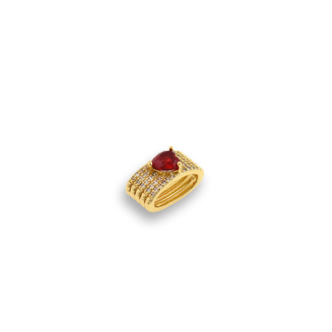 Personalized Jewelry-Micropavé Heart Shaped Beads-DIY Jewelry Making  8x16x10mm