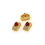 Personalized Jewelry-Micropavé Heart Shaped Beads-DIY Jewelry Making  8x16x10mm