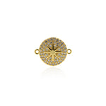 Jewelry Accessories-Micro Pavé Polaris Pendant-DIY Jewelry Making  22x17mm