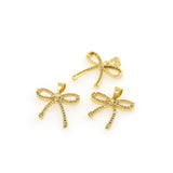 Personalized Jewelry-Micropavé Hollow Butterfly Pendant-DIY Jewelry Accessories   20x25mm