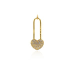 Personalized Jewelry-Heart Pendant Pendant-DIY Jewelry Accessories  13x32mm