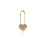 Personalized Jewelry-Heart Pendant Pendant-DIY Jewelry Accessories  13x32mm