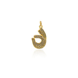 Personalized Jewelry-OK Gesture Pendant-DIY Jewelry Accessories  14x22x12mm