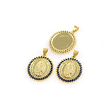Personalized Jewelry-Exquisite Virgin Mary Pendant-DIY Jewelry Accessories  20x25mm