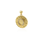Personalized Jewelry-Exquisite Round Pendant-DIY Jewelry Accessories  21x23mm