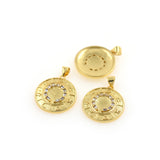 Personalized Jewelry-Exquisite Round Pendant-DIY Jewelry Accessories  21x23mm