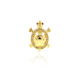 Personalized Jewelry-Exquisite Turtle Pendant-DIY Jewelry Accessories  18x26mm
