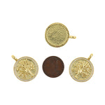 Personalized Jewelry-Exquisite Round Tree of Life-DIY Jewelry Accessories  22x28mm