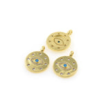 Personalized Jewelry-Exquisite Enamel Evil Eye-DIY Jewelry Accessories  22x28mm