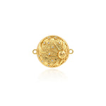 Personalized Jewelry-Exquisite Sun Moon Zircon Connector-DIY Jewelry Accessories  25x20mm