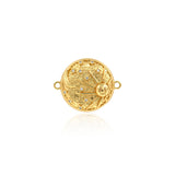 Personalized Jewelry-Exquisite Sun Moon Zircon Connector-DIY Jewelry Accessories  25x20mm