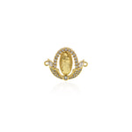 Individualism Jewelry-Exquisite Virgin Mary Connector-Jewelry Accessories  23x18mm