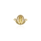 Individualism Jewelry-Exquisite Virgin Mary Connector-Jewelry Accessories  23x18mm