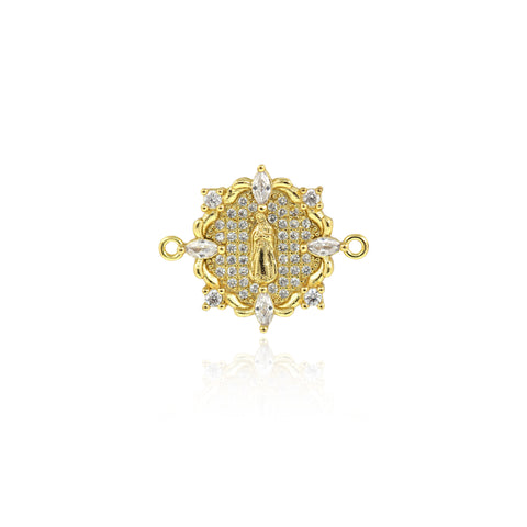 Individualism Jewelry-Exquisite Square Micropavé Pendant-Jewelry Accessories   22.5x18mm