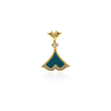 Minimalist Enamel Dress Pendant-Gifts for Lovers-DIY Jewelry Accessories   17x24mm