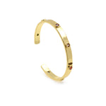 Minimalist Jewelry-Minimalist Zircon Bangle-DIY Jewelry Accessories  68x55x7mm