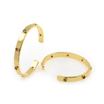Minimalist Jewelry-Minimalist Zircon Bangle-DIY Jewelry Accessories  68x55x7mm