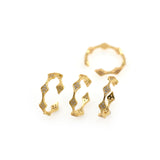 Individualism Jewelry-Minimalist Diamond Zircon Ring-DIY Jewelry Accessories  22x4.6mm