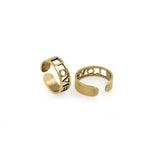 Individualism Jewelry-Minimalist Hollow LOVE Ring-DIY Jewelry Accessories  18x19x6mm