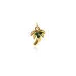 Individualism Jewelry-Exquisite Coconut Tree Pendant-DIY Jewelry Accessories   9.5x13mm
