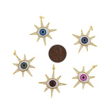 Individualism Jewelry-Exquisite Polaris Evil Eye Pendant-DIY Jewelry Accessories  29x32mm