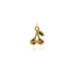 Individualism Jewelry-Exquisite Cherry Pendant-DIY Jewelry Accessories   9x12.5mm