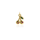 Individualism Jewelry-Exquisite Cherry Pendant-DIY Jewelry Accessories   9x12.5mm