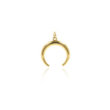Individualism Jewelry-Exquisite Minimalist Crescent Pendant-DIY Jewelry Accessories   22x23mm