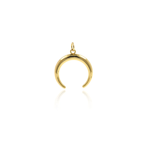 Individualism Jewelry-Exquisite Minimalist Crescent Pendant-DIY Jewelry Accessories   22x23mm