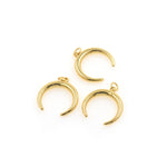 Individualism Jewelry-Exquisite Minimalist Crescent Pendant-DIY Jewelry Accessories   22x23mm