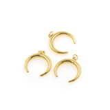 Individualism Jewelry-Exquisite Minimalist Crescent Pendant-DIY Jewelry Accessories   22x23mm