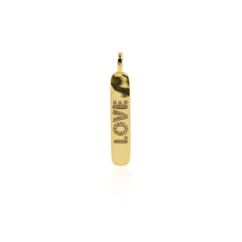 Individualism Jewelry-Long LOVE Pendant-DIY Jewelry Accessories  7x44mm