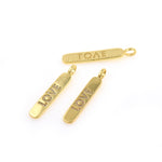 Individualism Jewelry-Long LOVE Pendant-DIY Jewelry Accessories  7x44mm