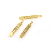 Individualism Jewelry-Long LOVE Pendant-DIY Jewelry Accessories  7x44mm