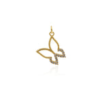 Individualism Jewelry-Exquisite Butterfly Pendant-DIY Jewelry Accessories  17x18mm