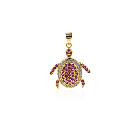 Individualism Jewelry-Exquisite Turtle Pendant-DIY Jewelry Accessories   21x25mm