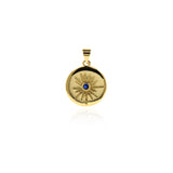 Individualism Jewelry-Exquisite Round Polaris Pendant-DIY Jewelry Accessories  17x20mm