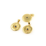 Individualism Jewelry-Exquisite Round Polaris Pendant-DIY Jewelry Accessories  17x20mm