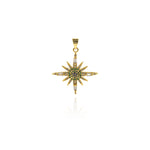 Exquisite micropavé Polaris Pendant-Celestial Jewelry-Individualism Jewelry   26x28mm