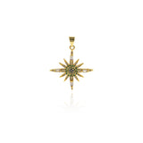 Exquisite micropavé Polaris Pendant-Celestial Jewelry-Individualism Jewelry   26x28mm