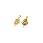 Exquisite Micropavé Tree Pendant-Individualism Jewellery   16x27mm