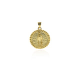 Personality Round Coin Pendant-Personality Jewelry Accessories  21x24mm