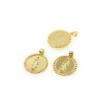Personality Round Coin Pendant-Personality Jewelry Accessories  21x24mm