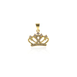 Personality Hollow Crown Pendant-Personality Jewelry Accessories  18x15mm