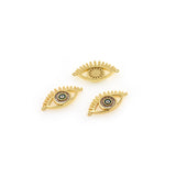 Exquisite Evil Eye Zircon Pendant-Personalized Jewelry Making   26x13mm