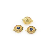 Exquisite Round Evil Eye Zircon Pendant-Personalized Jewelry Making   24x19mm